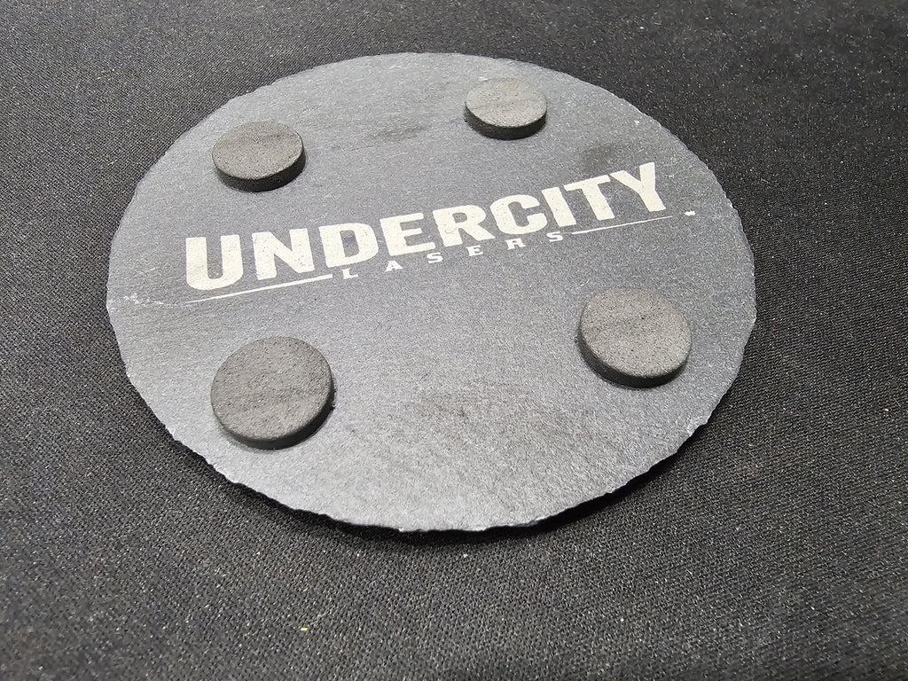 4" Halloween Themed Slate Coasters - UnderCity Lasers