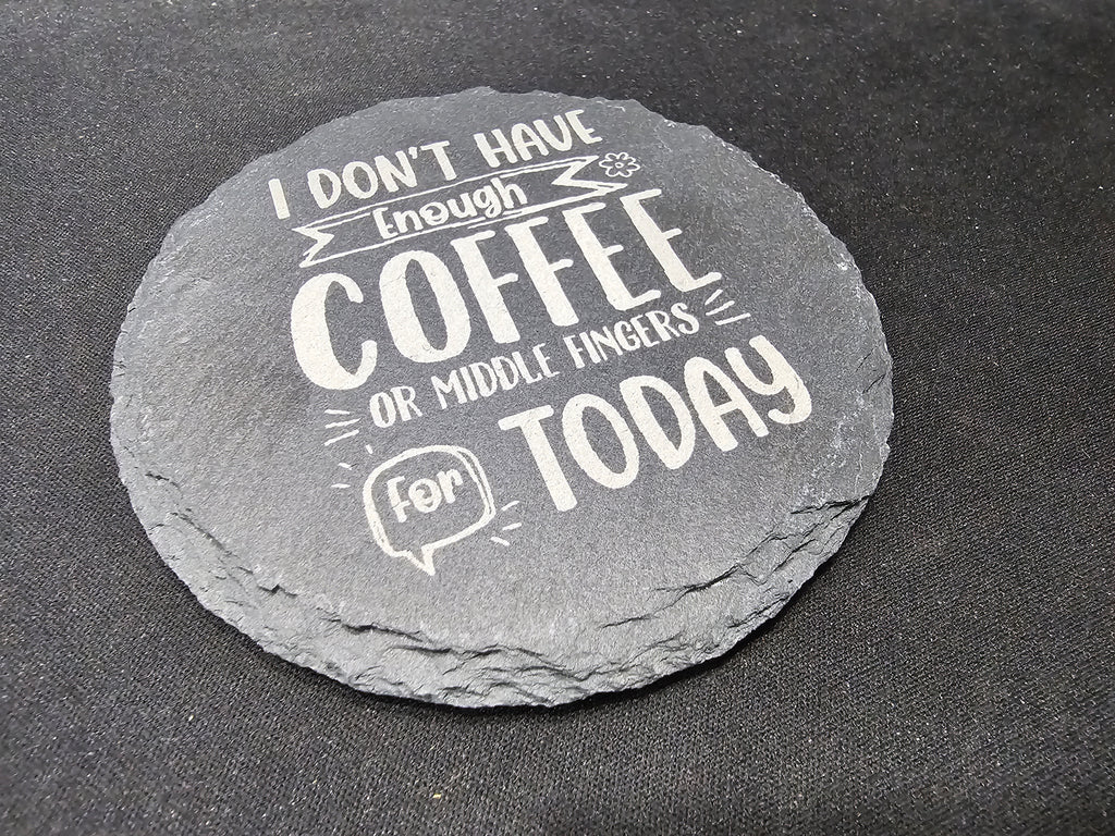 4" Unique Slate Coasters - UnderCity Lasers