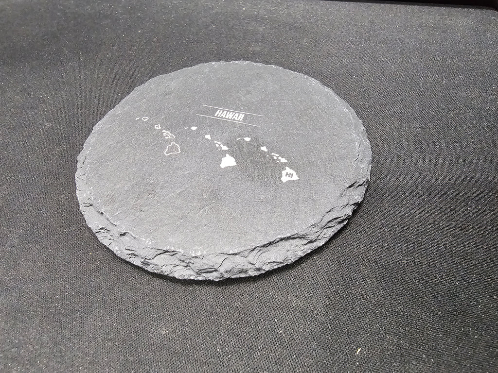 4" Unique Slate Coasters - UnderCity Lasers