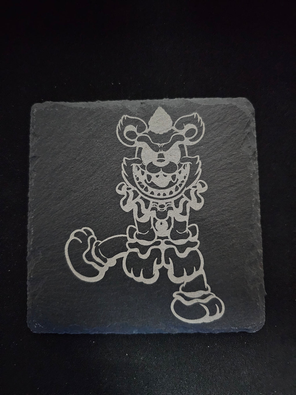 4" Halloween Themed Slate Coasters - UnderCity Lasers