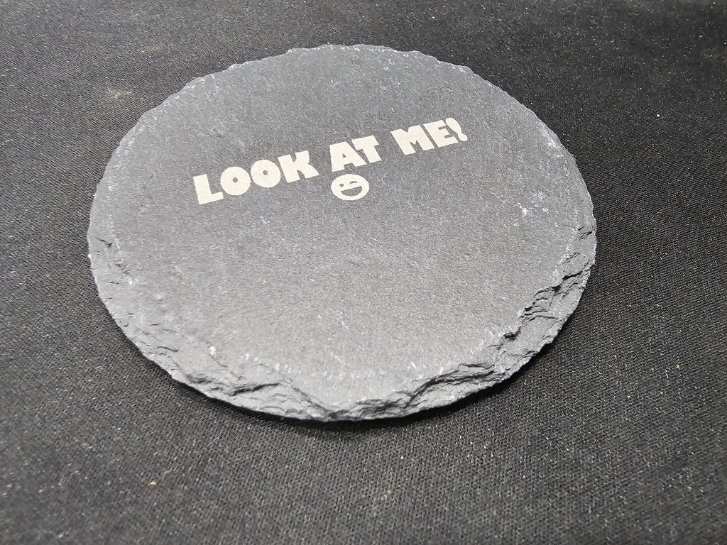4" Unique Slate Coasters - UnderCity Lasers