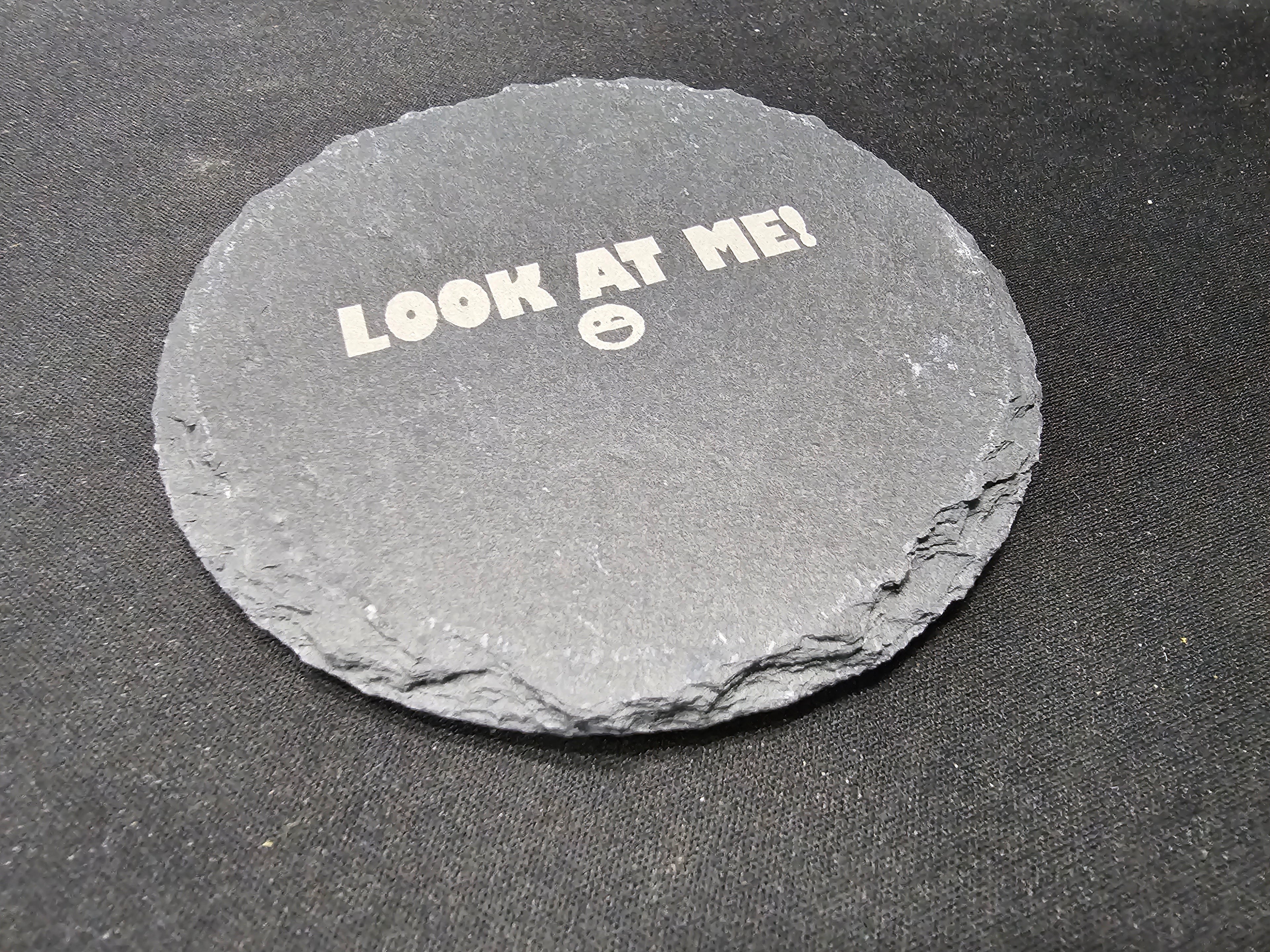 4" Unique Slate Coasters - UnderCity Lasers