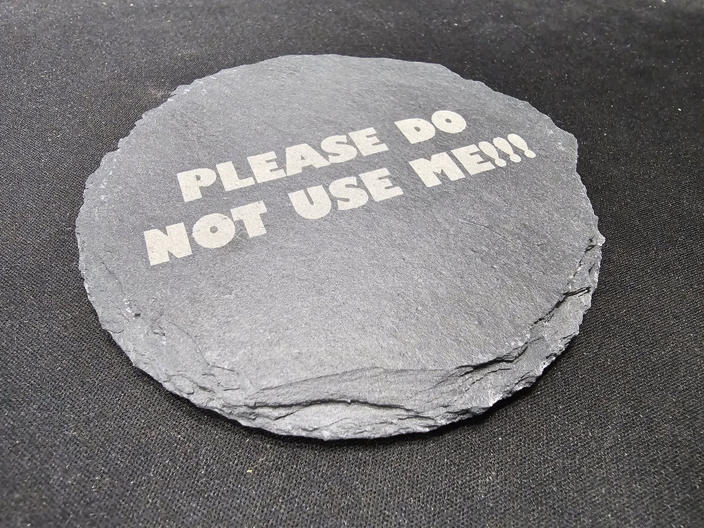 4" Unique Slate Coasters - UnderCity Lasers