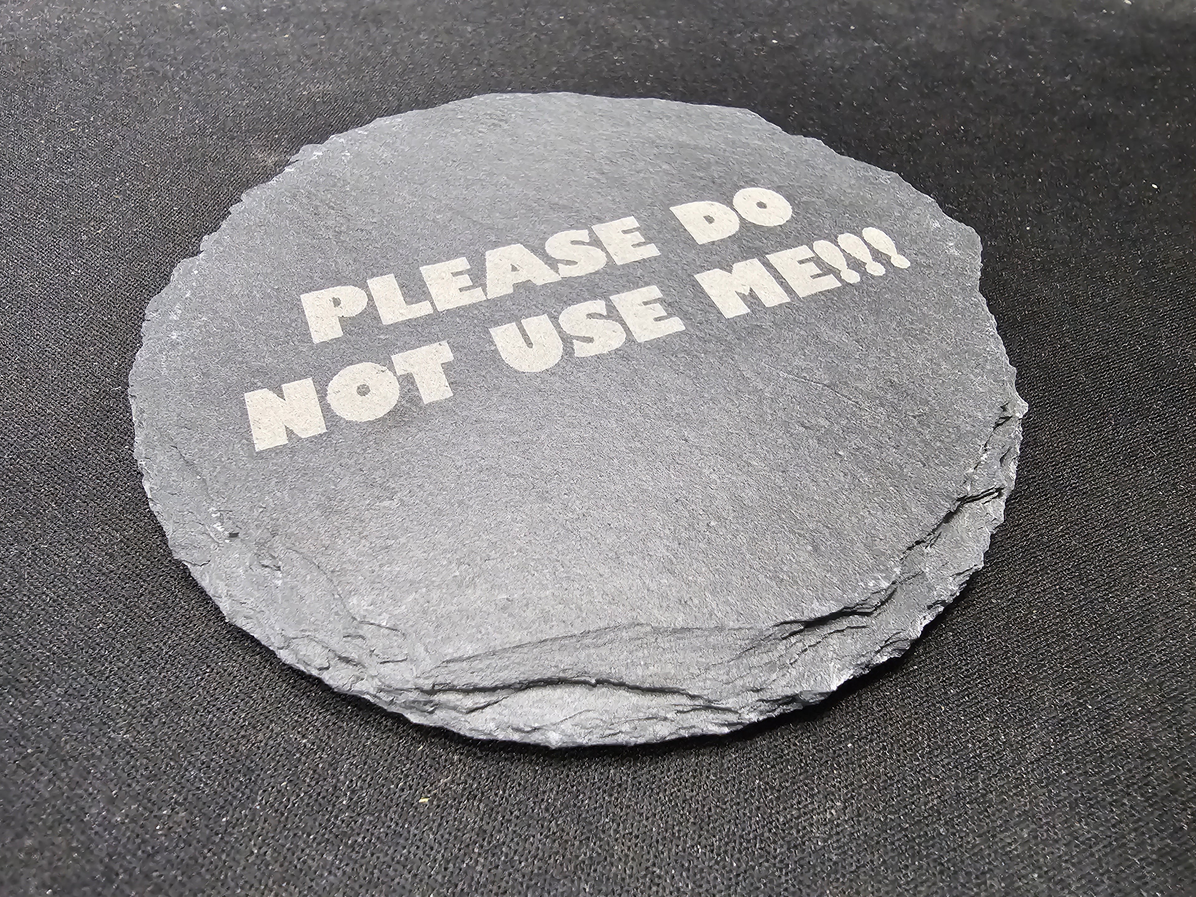 4" Unique Slate Coasters - UnderCity Lasers