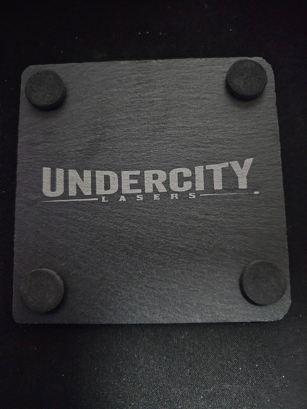 4" Halloween Themed Slate Coasters - UnderCity Lasers